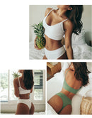 Conjunto Lingerie Seamless SoftTouch™ Sutiã + Fio Dental Sem Costura