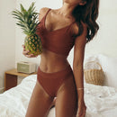 Conjunto Lingerie Seamless SoftTouch™ Sutiã + Fio Dental Sem Costura