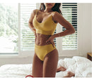 Conjunto Lingerie Seamless SoftTouch™ Sutiã + Fio Dental Sem Costura