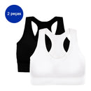 Kit 2 Tops Fitness Seamless ActiveFit™ Sustentação e Conforto