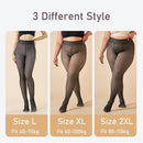 Meia-Calça Térmica WinterShape™ Forrada com Efeito Translúcido