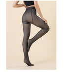 Meia-Calça Térmica WinterShape™ Forrada com Efeito Translúcido