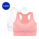 Kit 2 Tops Fitness Seamless ActiveFit™ Sustentação e Conforto