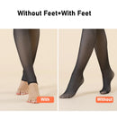 Meia-Calça Térmica WinterShape™ Forrada com Efeito Translúcido