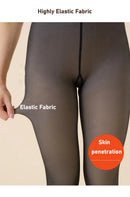 Meia-Calça Térmica WinterShape™ Forrada com Efeito Translúcido