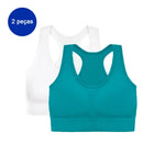 Kit 2 Tops Fitness Seamless ActiveFit™ Sustentação e Conforto