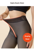 Meia-Calça Térmica WinterShape™ Forrada com Efeito Translúcido