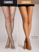 Meia-Calça Térmica WinterShape™ Forrada com Efeito Translúcido